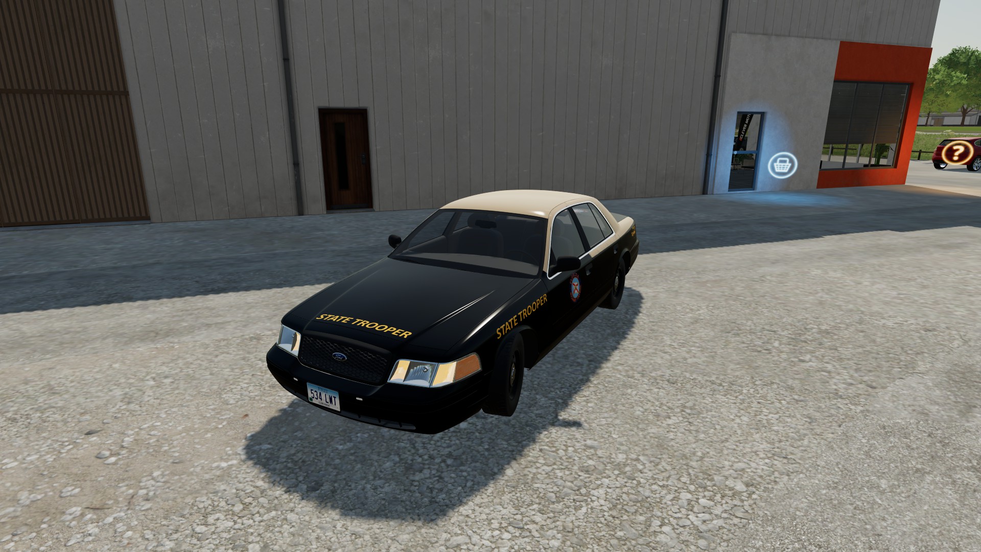 Florida Highway Patrol Skin Ford Crown