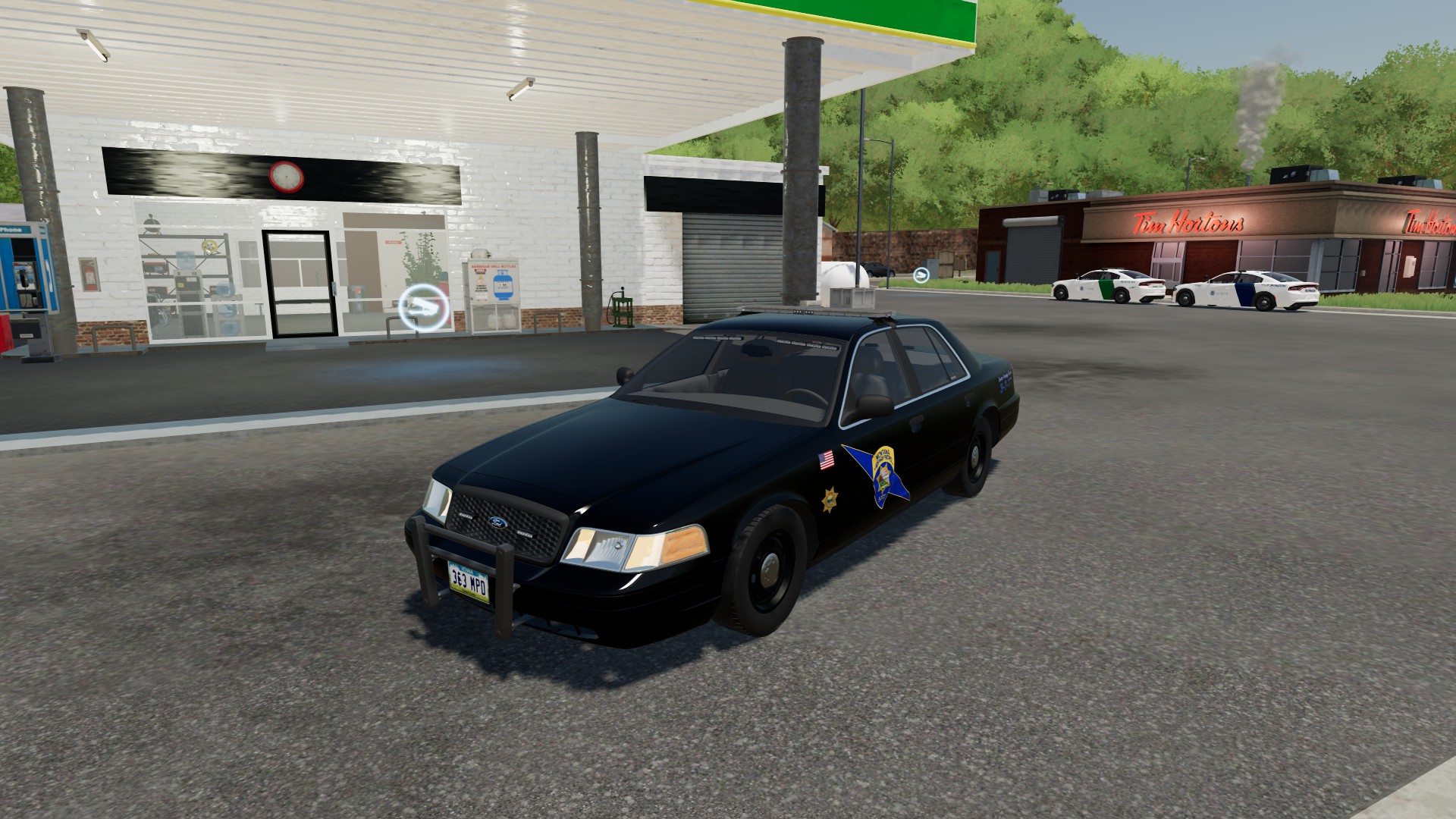 Montana Highway Patrol Ford Crown Skin